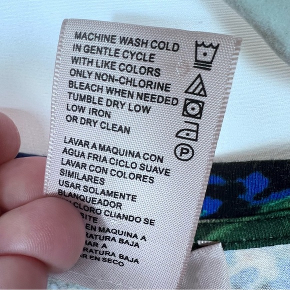 Philosophy Republic Clothing XL Tunic Top Rainforest Lagenlook Asymmetrical Hem - Picture 12 of 12